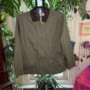 St. John's Bay Olive Chore/Barn Coat